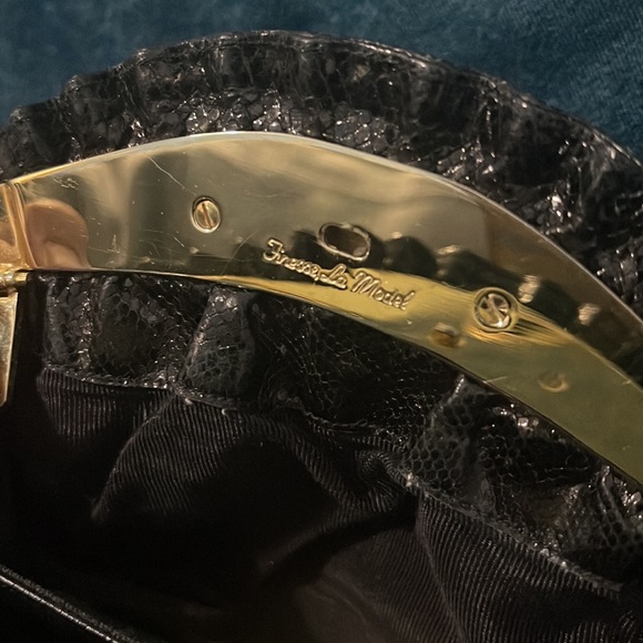 Vintage Finesse la Model Snakeskin Evening bag - Picture 6 of 6
